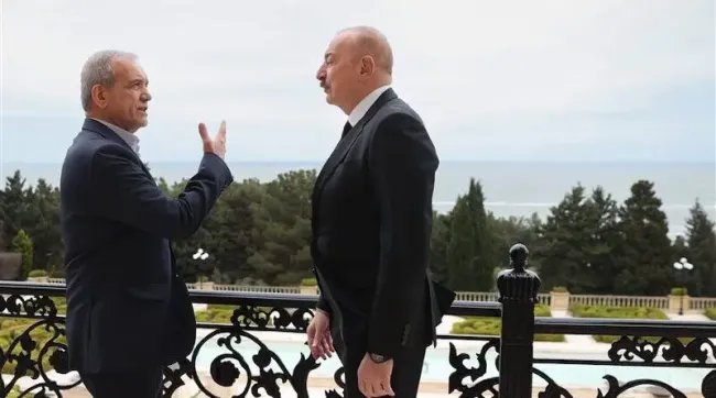 گفتگوی پزشکیان و علیف بدون حضور مترجم