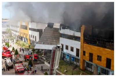  مجتمع تجاری ونوس در منطقه آزاد انزلی به دلیل خطر ریزش، به طور کامل تخلیه شد