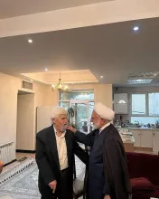  تصاویری از دیدار رئیس قوه قضاییه با عنایت‌الله بخشی