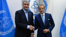 مدیرکل آژانس بین‌المللی انرژی اتمی با رئیس سازمان انرژی اتمی ایران