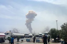  انفجار در سالن تشریفات گمرک بندر شهید رجایی