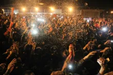 جشن دیشب هواداران تراکتور در تبریز