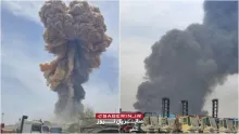 خسارت موج انفجار در بندرعباس
