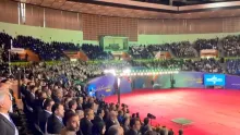 دمام‌زنی به یاد درگذشتگان حادثه بندر رجایی در حضور پزشکیان