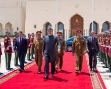 سلطان عمان وارد مسکو شد