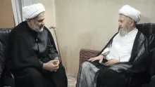 دیدار شیخ حسین طائب رئیس سازمان بسیج مستضعفین با علما و مراجع تقلید در قم